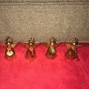 Vintage Brass Angel Ornaments!